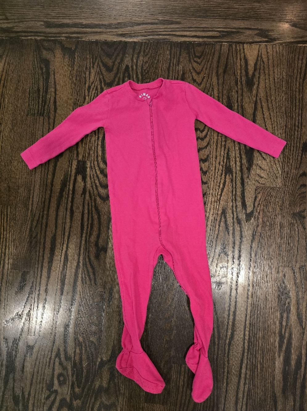 Primary Baby Organic Zip Footie. 12-18 Months